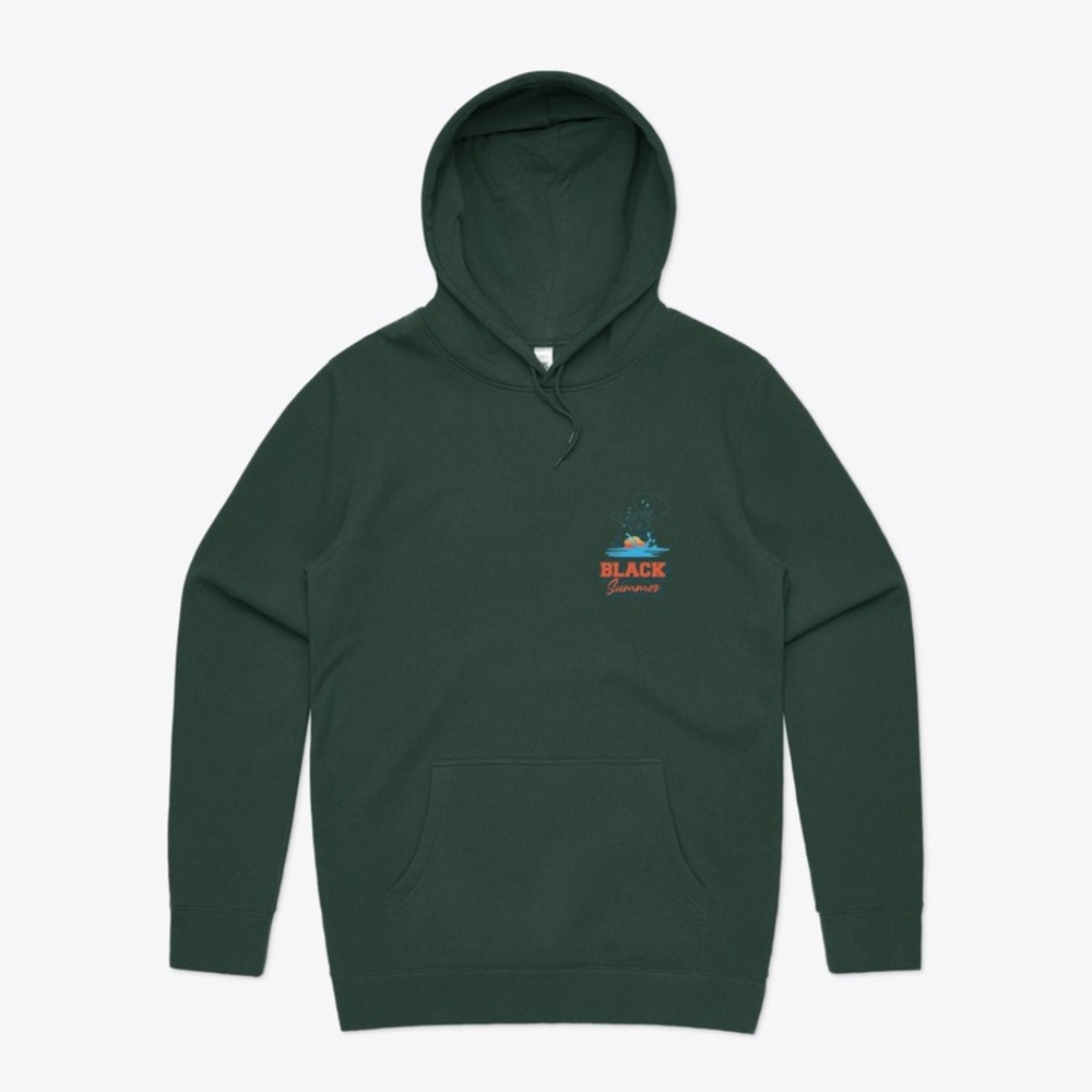Black Summer * Restock Calabash Seafood Green Hoodie